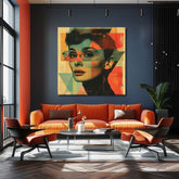 Audrey Hepburn slika na platnu - Nepozabna lepota